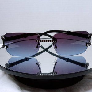 Glam Sunglasses - Blue Black